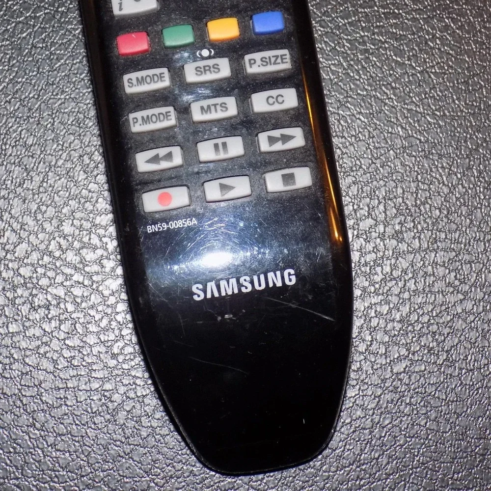 Samsung TV‎ Remote Control BN59-00856A Black Good Original OEM Replacement